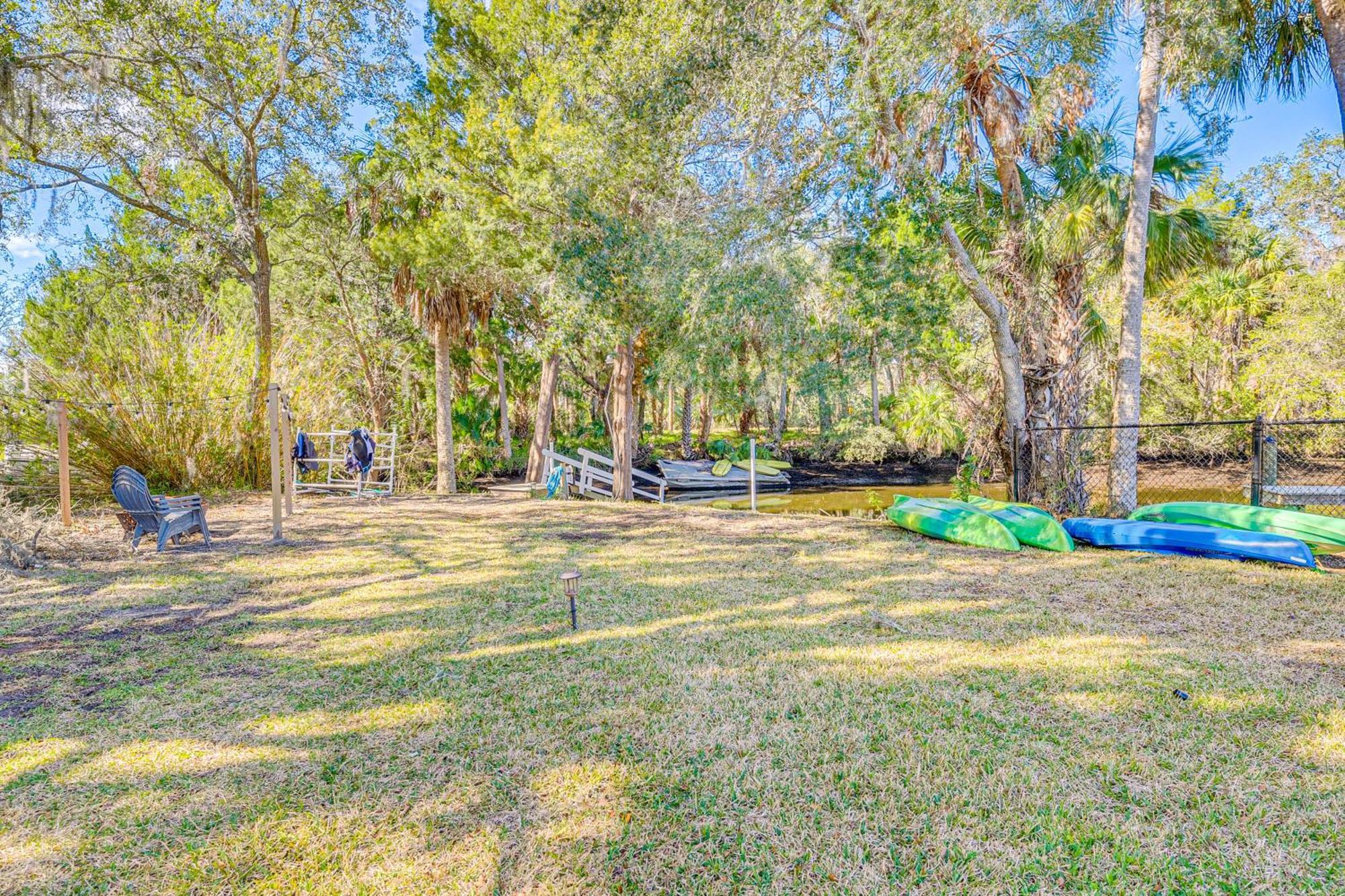 Riverfront Home With Boat Dock And Kayaks! Crystal River Exterior foto